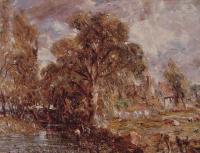 Constable, John - Scene on a River